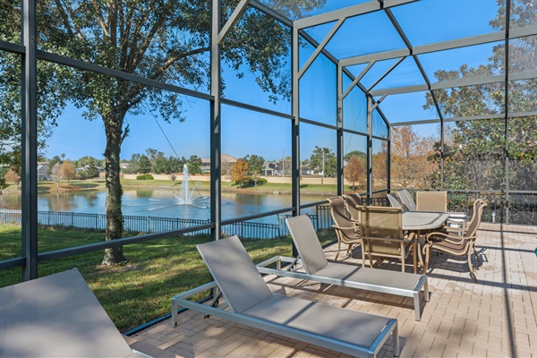 Pond view w/ spectacular privacy