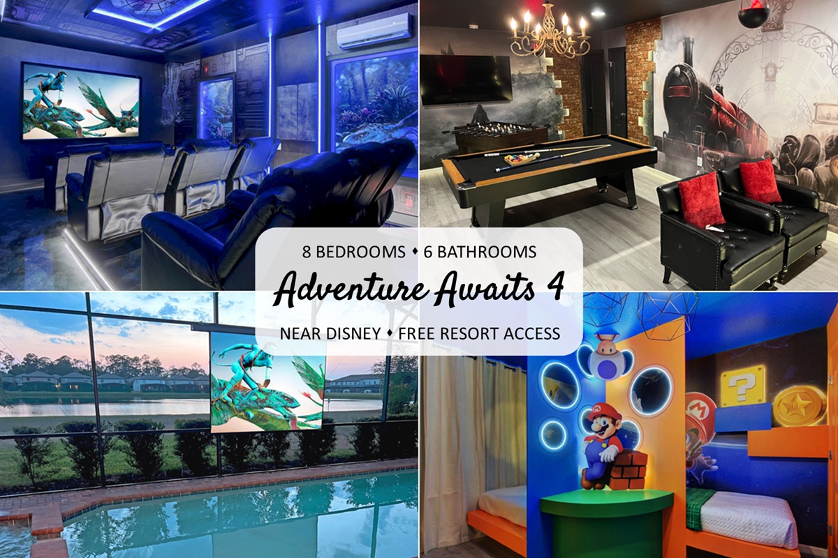 Welcome To Adventure Awaits 4 at Windsor At Westside Resort