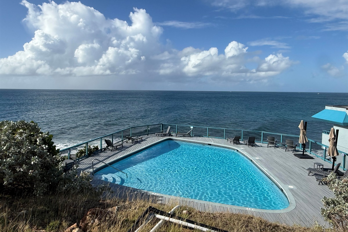 Gorgeous poolside views from your balcony