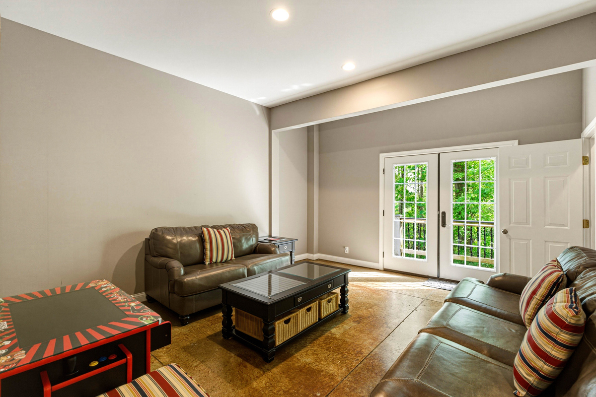 Basement living room