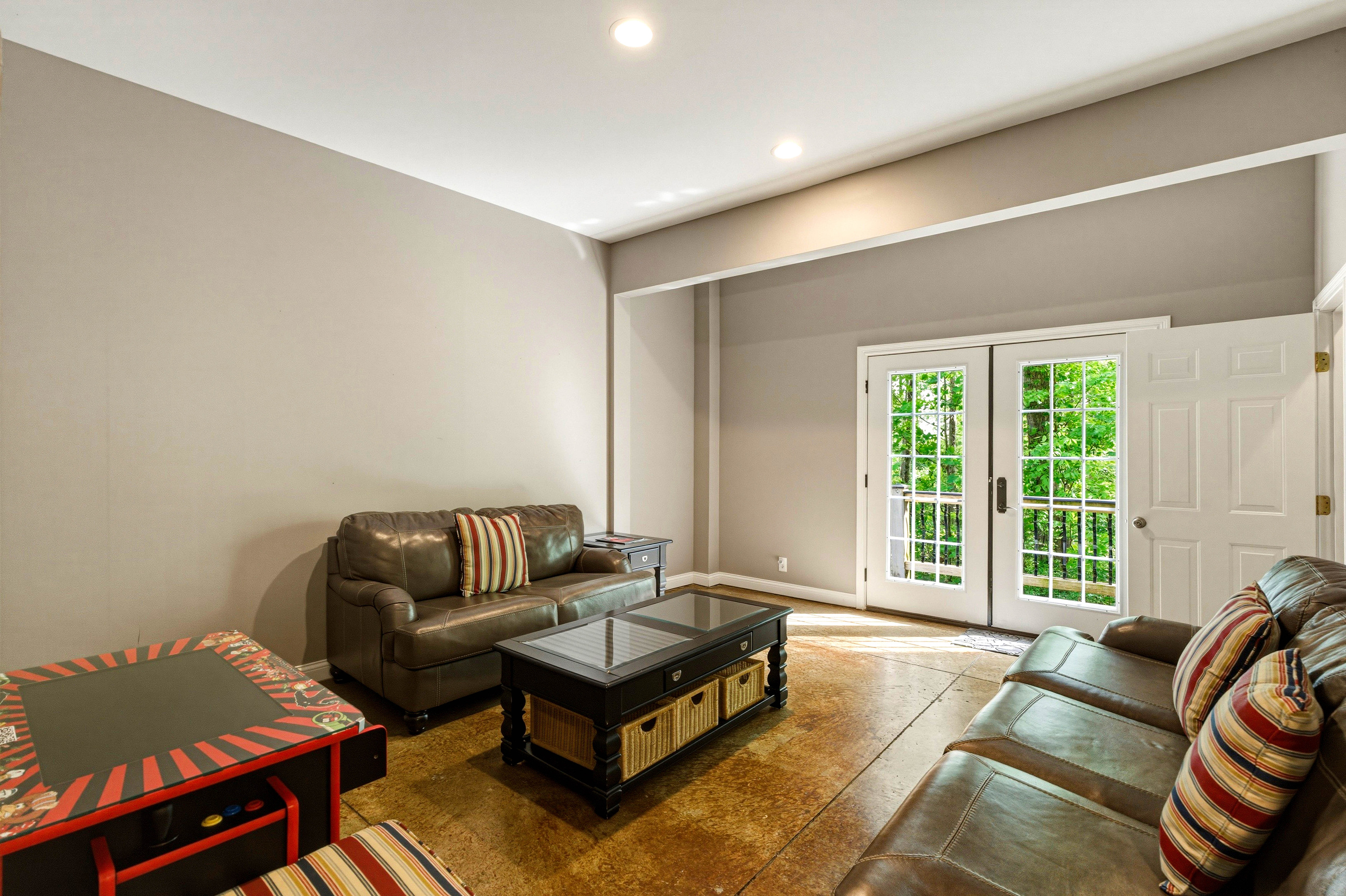 Basement living room