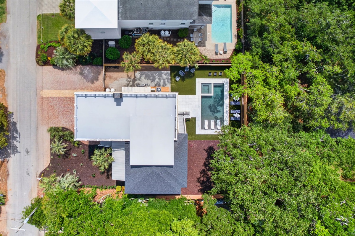 Aerial View | Sun Kissed by the Sea | 3007 Cameron Blvd | Isle of Palms, SC | IOP Escapes