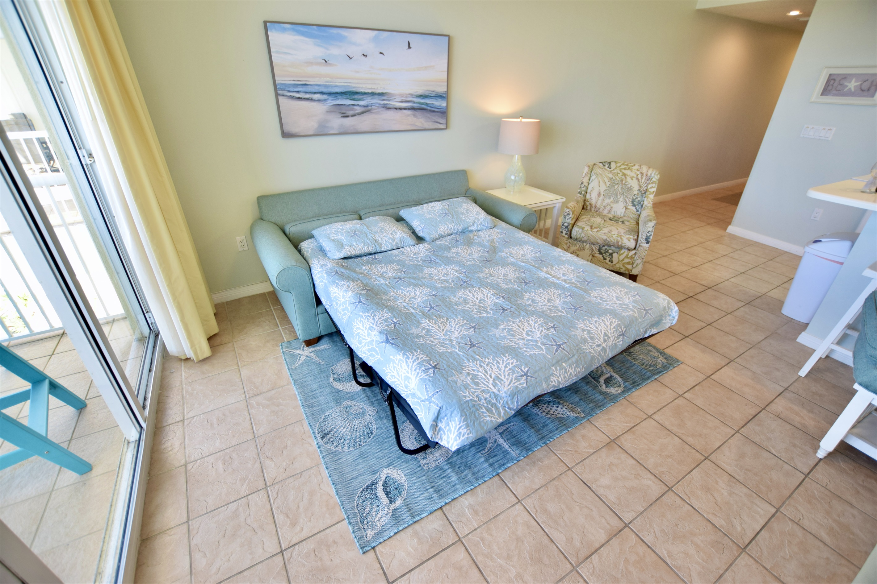 Destin West Gulfside #607: Sleeper Sofa