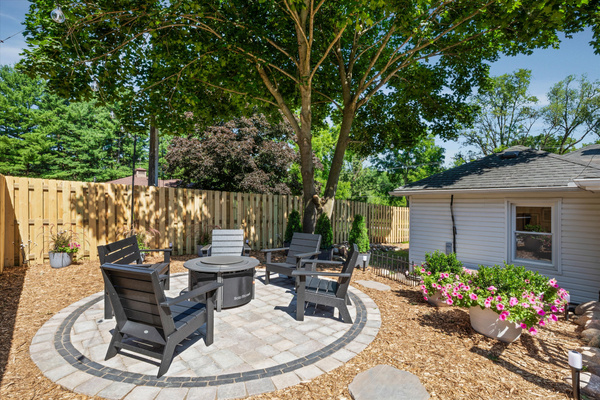 Firepit patio.