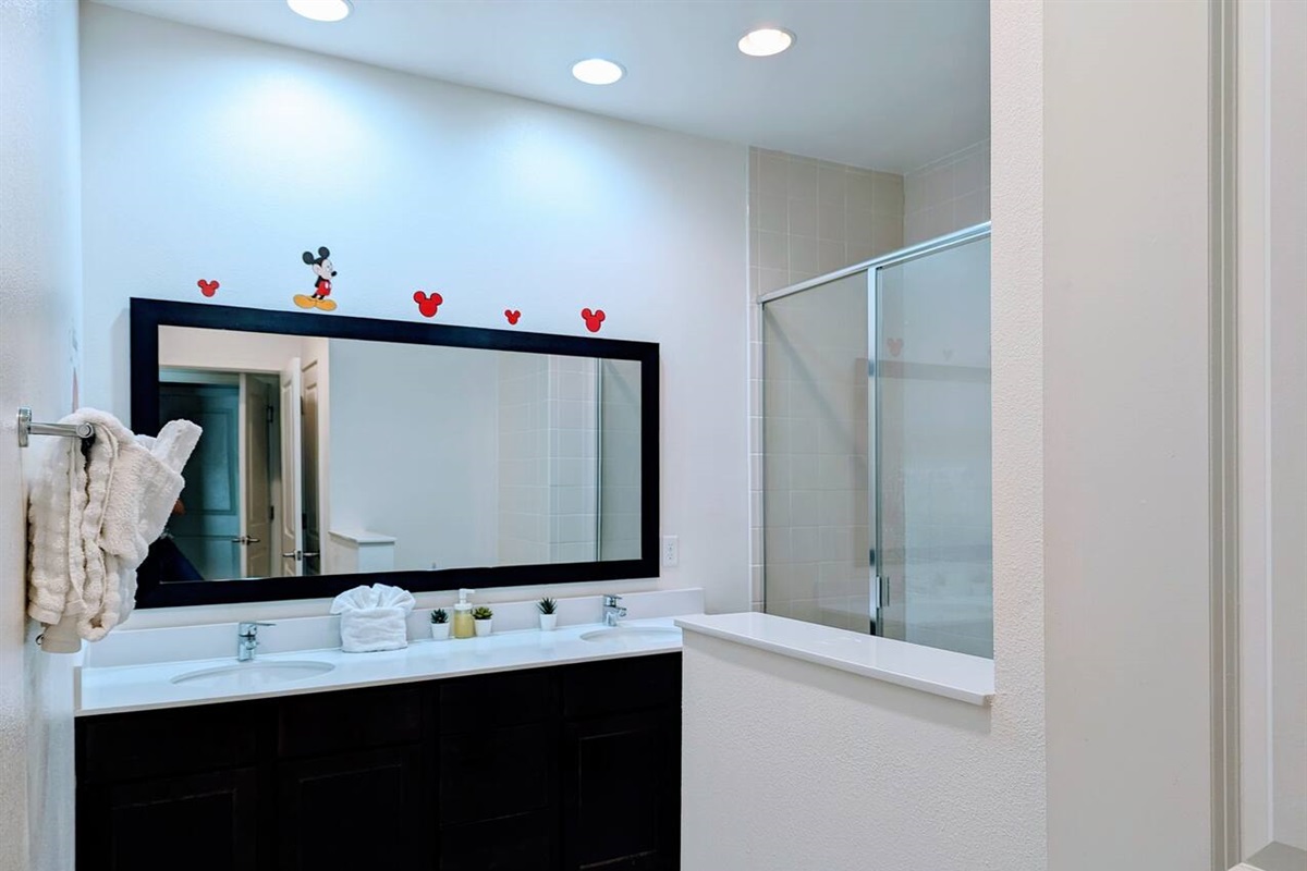 Second bathroom upstairs