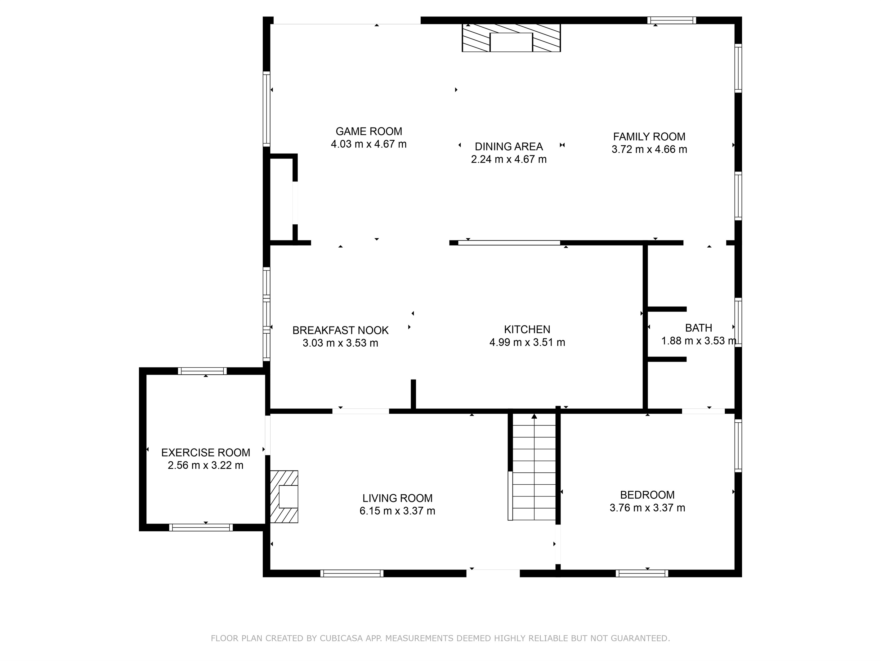 Floor Plan Downstairs: Explore the spacious layout, perfect for family fun and relaxation!