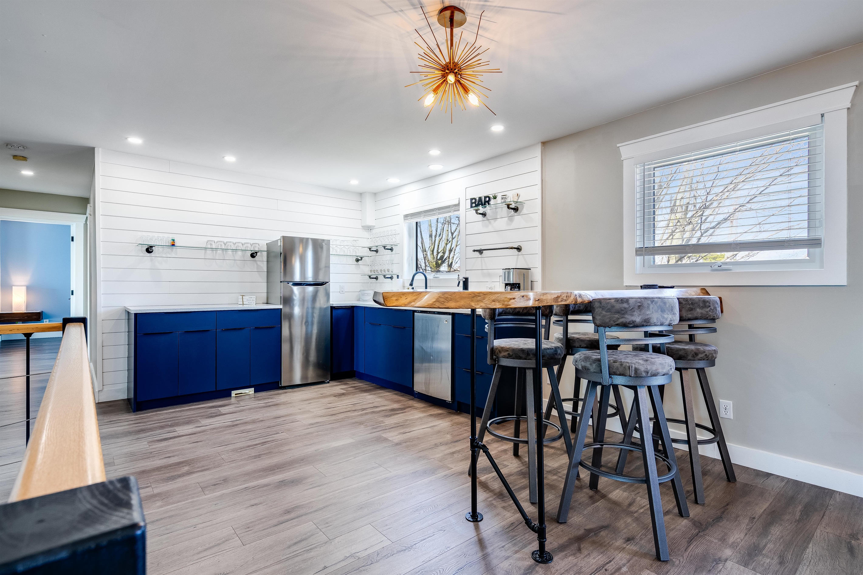 Integrated appliances and minimalist organization