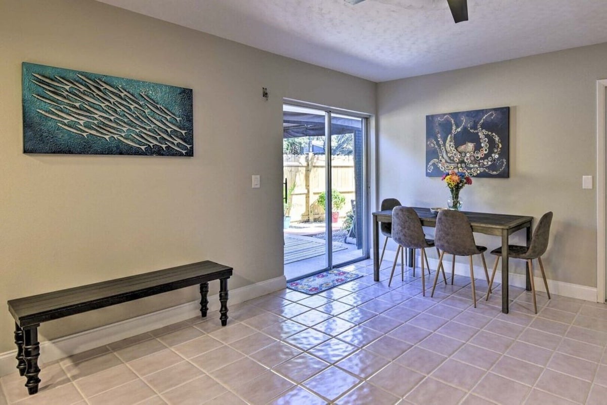 Dining Area with Side Yard Access