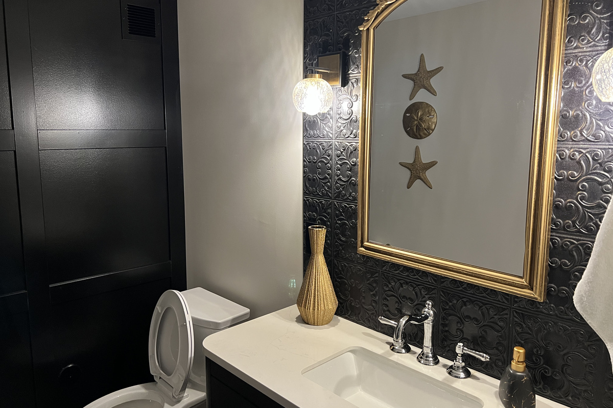 Sink and toilet