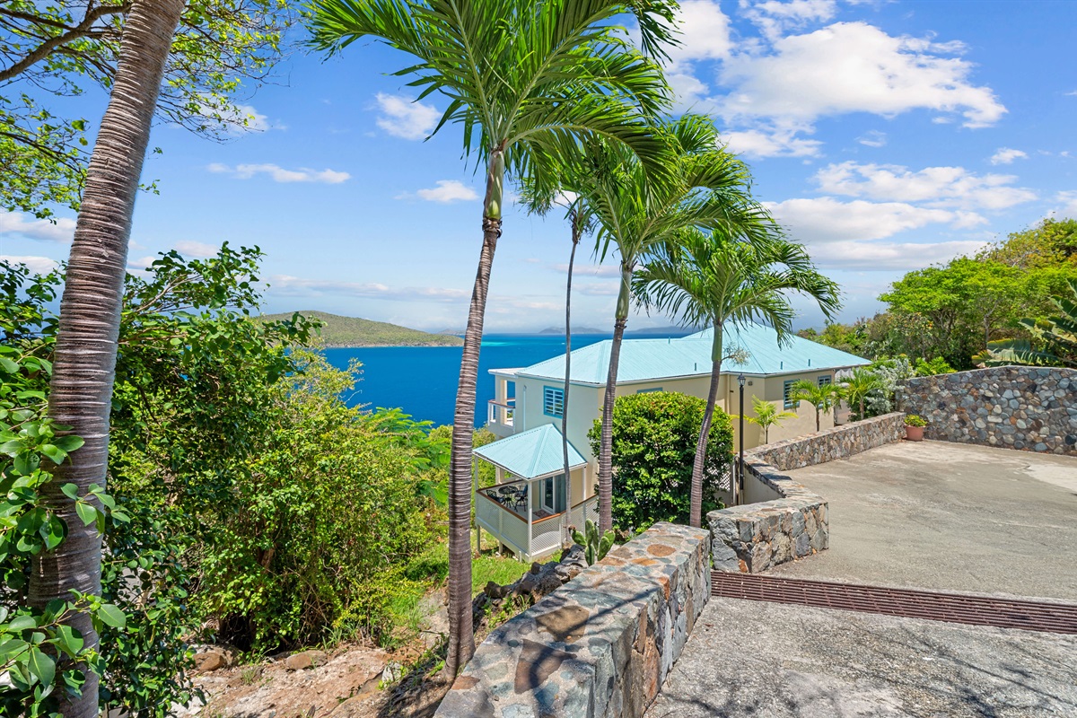 Gorgeous views as you're walking down the driveway to the stairs of Bikini Bottom