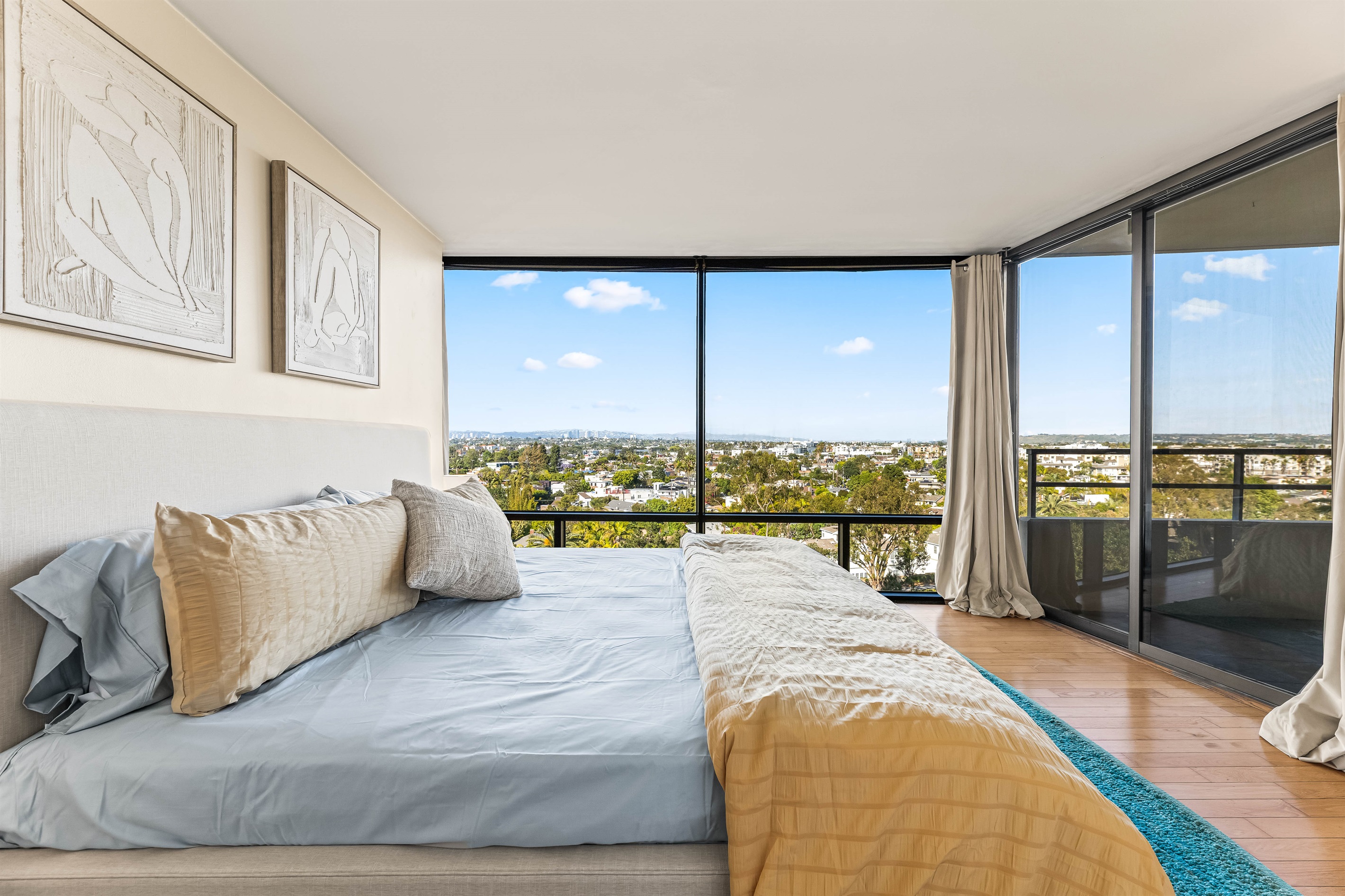 The views! Wake up in comfort in your king bed in the master bedroom