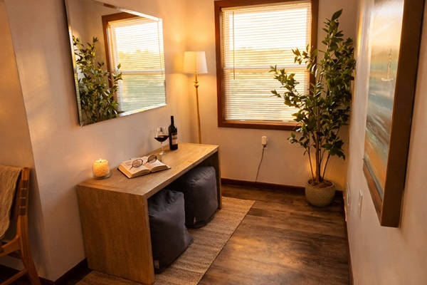 Cove-Out Cottage workspace