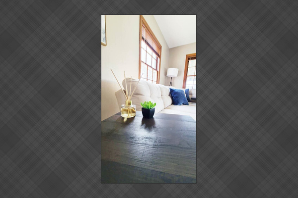 Stylish Table with Accent Details.