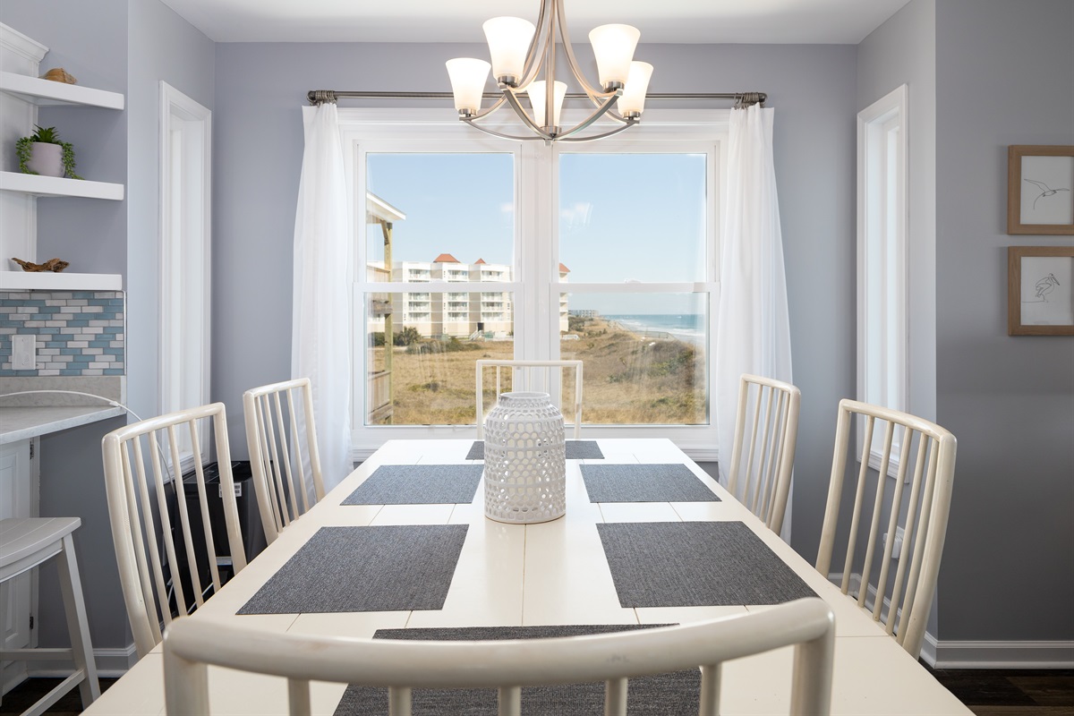 Gorgeous views for dinner!