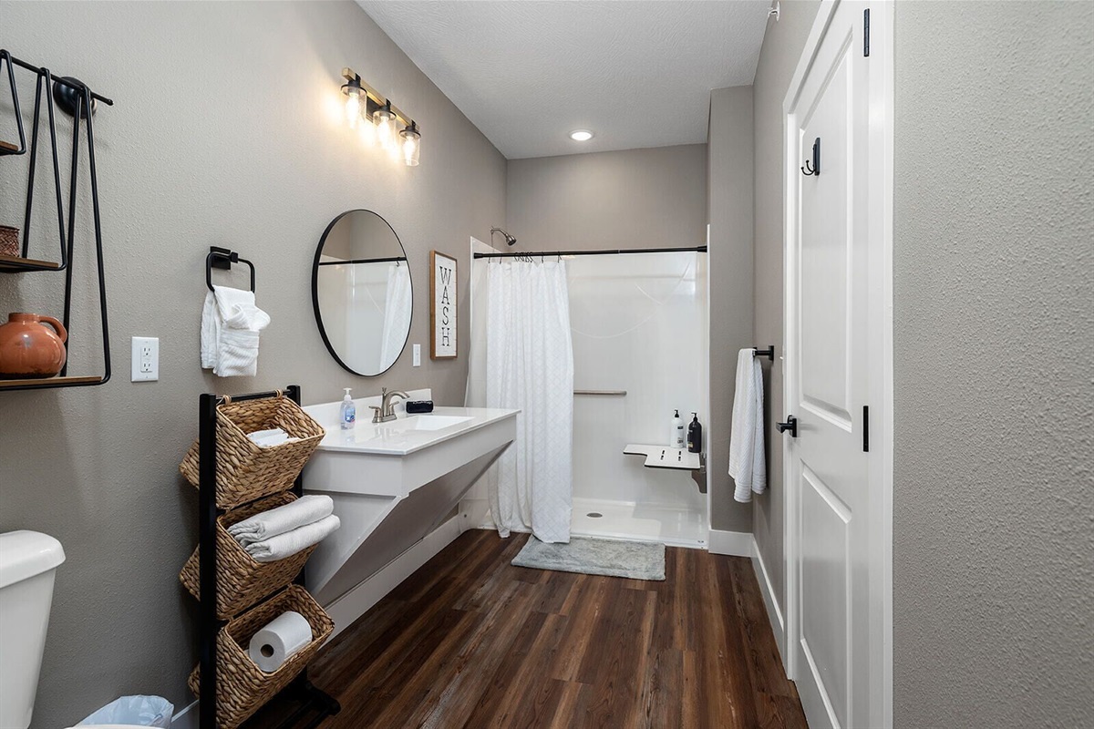 Main Level Handicap Bathroom