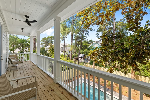 2nd floor deck to enjoy your morning coffee