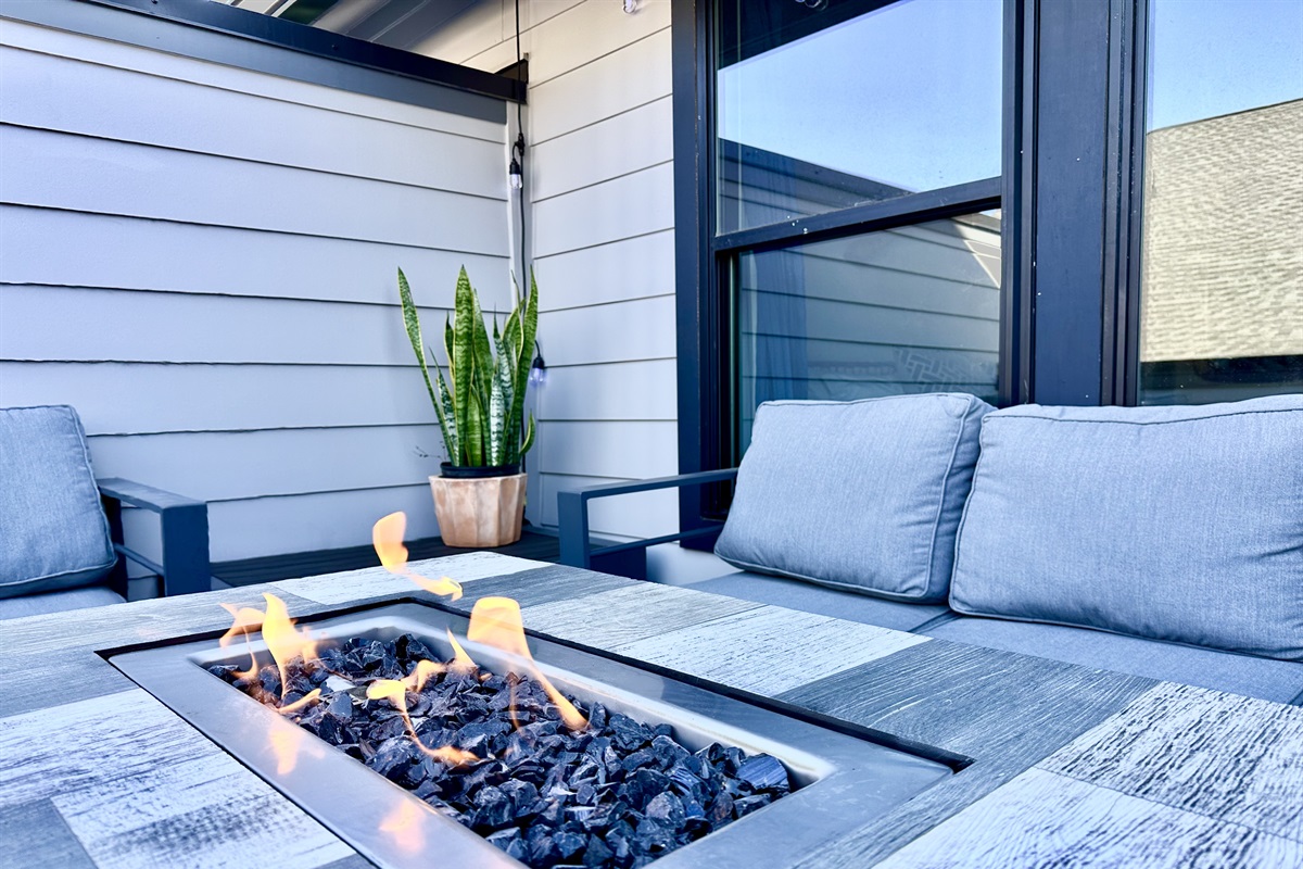 Warm your hands by the fire!