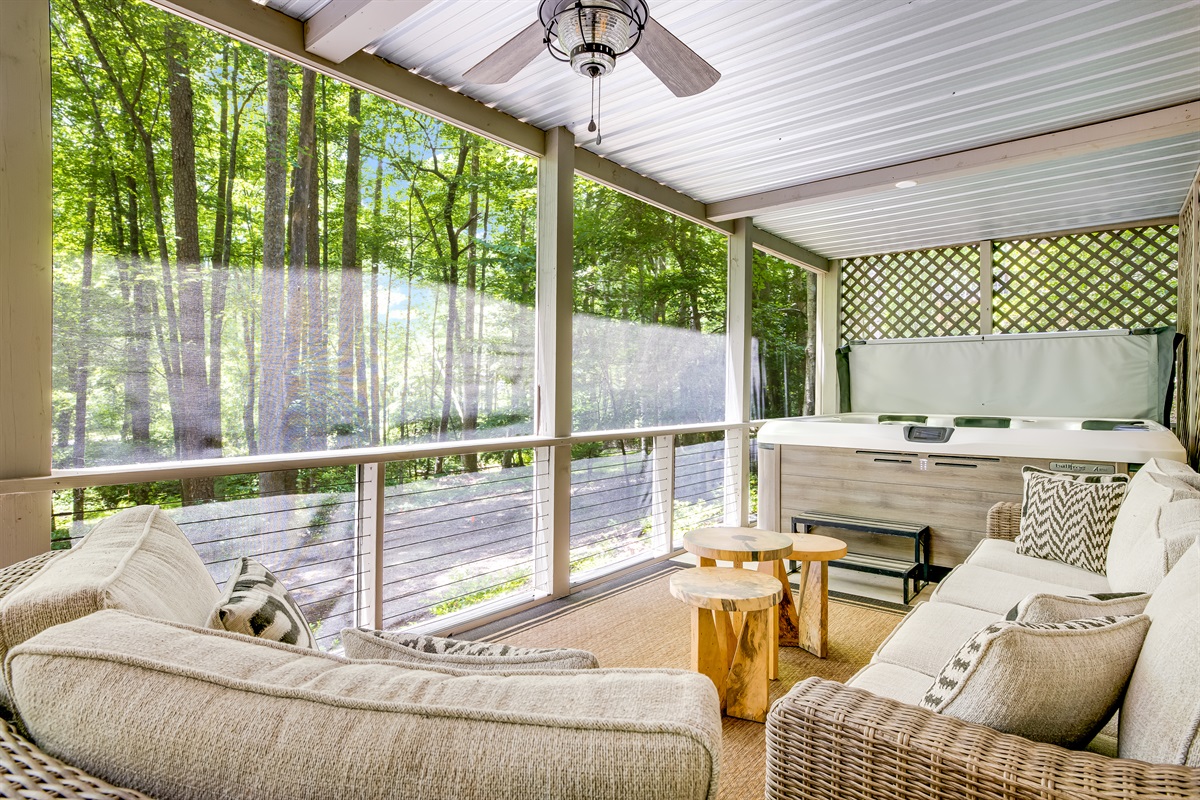 Enjoy some family time on the deck