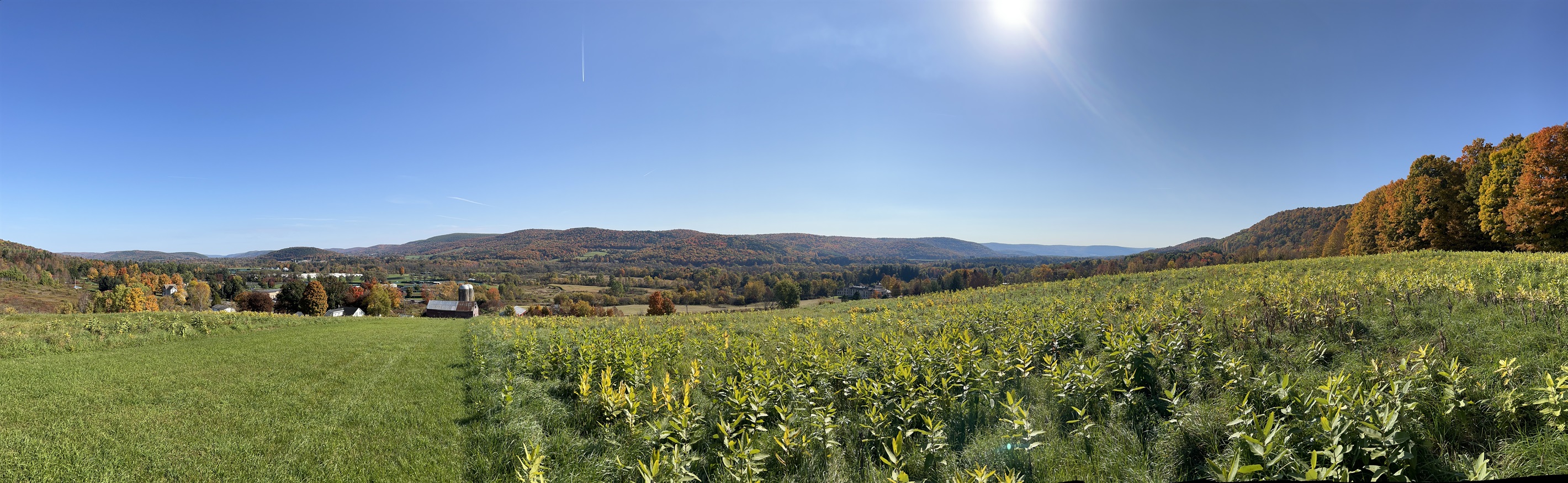 Stunning valley views with Dreams Park in distance
