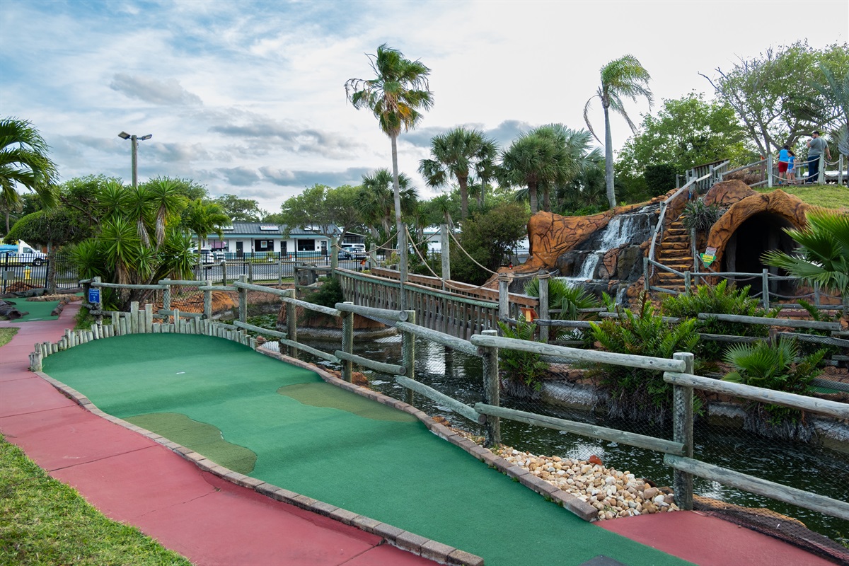 Cocoa Beach Activities, including Golf n Gator & Aerial Adventures just .1 - .3 Miles from house.