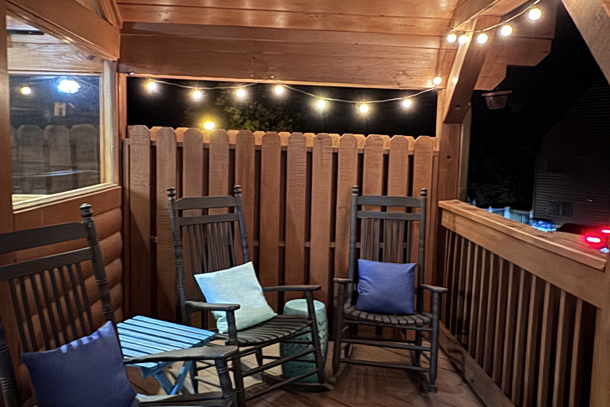 Main level deck lighting