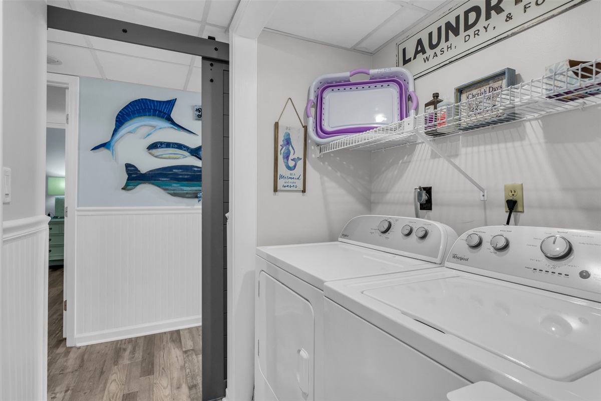 Full size washer and dryer