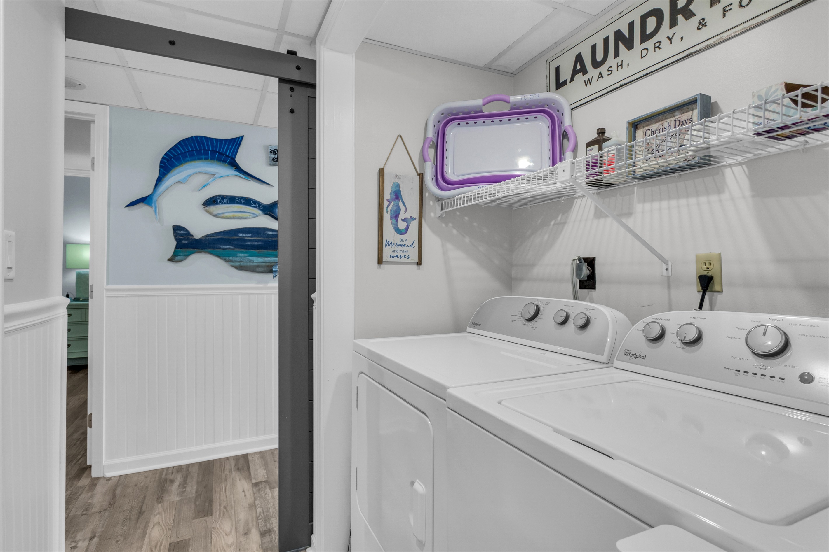 Full size washer and dryer