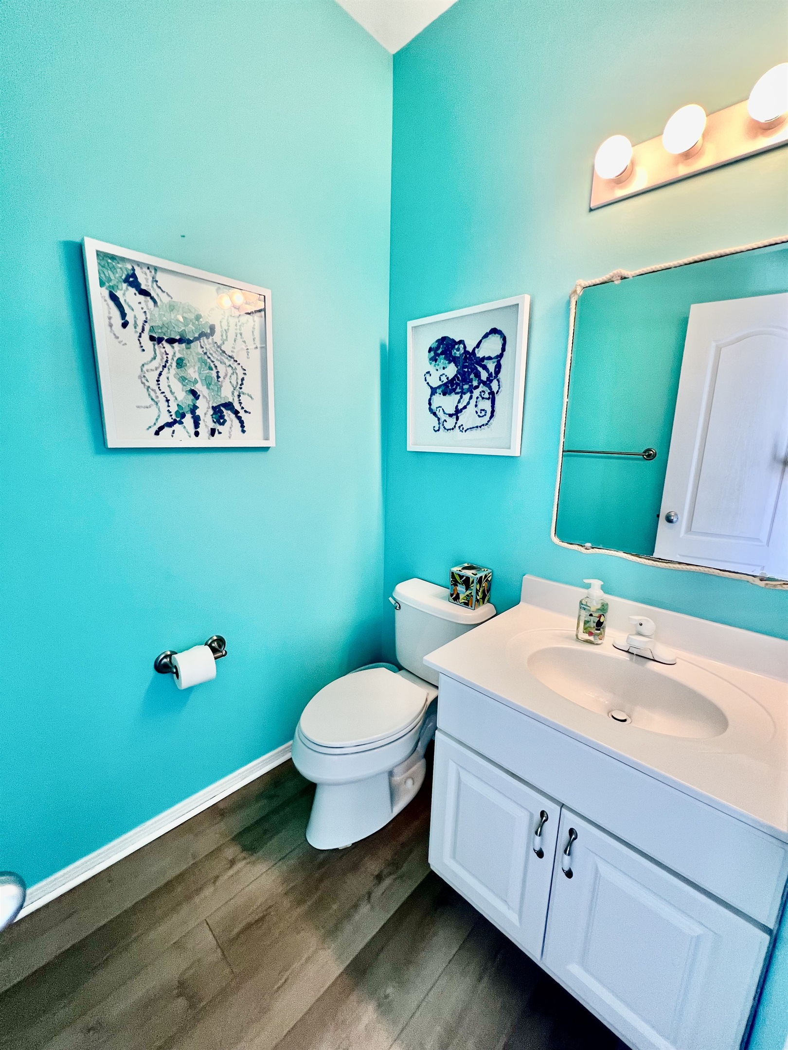 half bath downstairs
