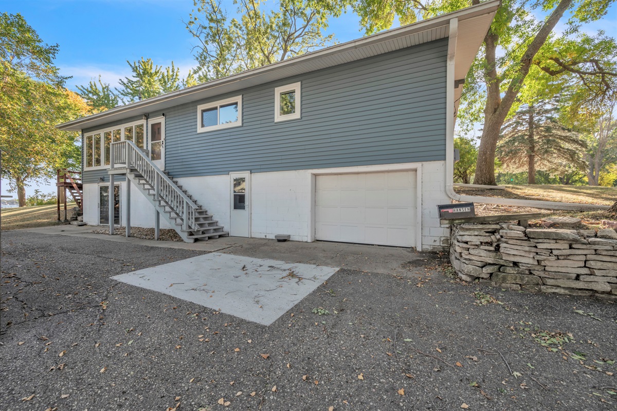 View you will see pulling up to the House