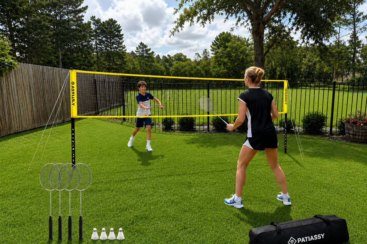 🏸 There's room to play — enjoy badminton and backyard games without ever leaving the cottage.