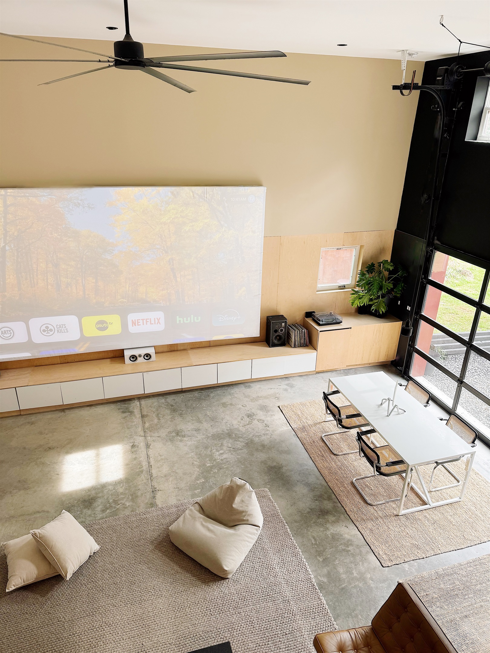 Living area from the upstairs bedroom