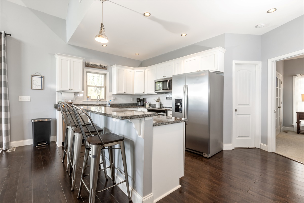 Fully stocked kitchen