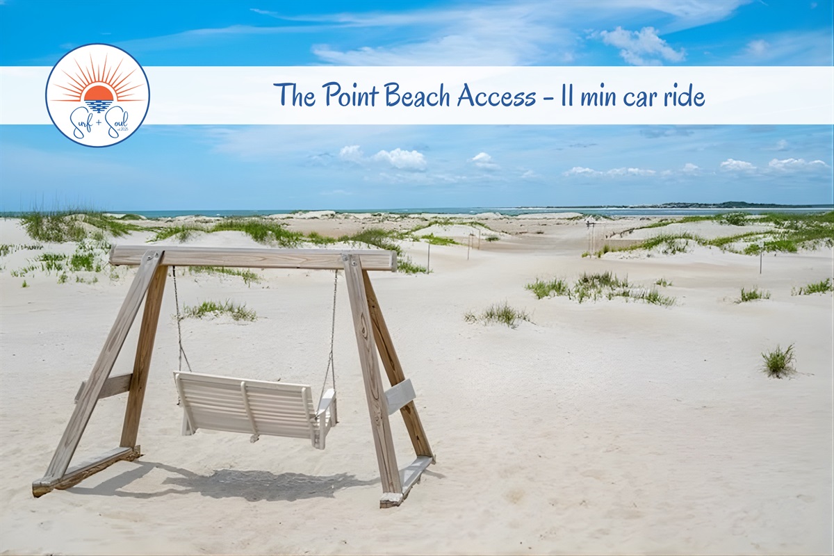 Or catch a sensational sunset at The Point, only just about 10 minutes away.