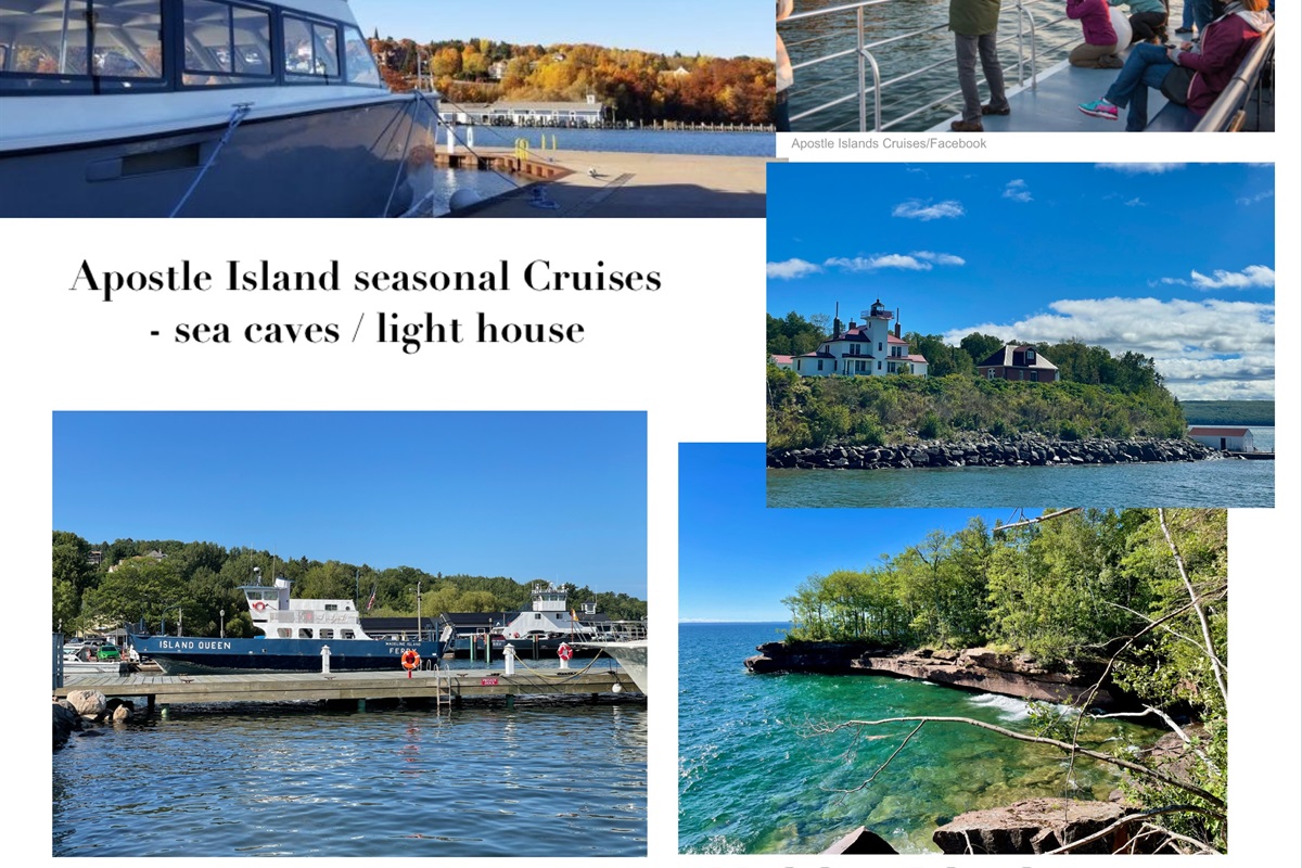Book a cruise (seasonal) see the historic lighthouses or sea caves 