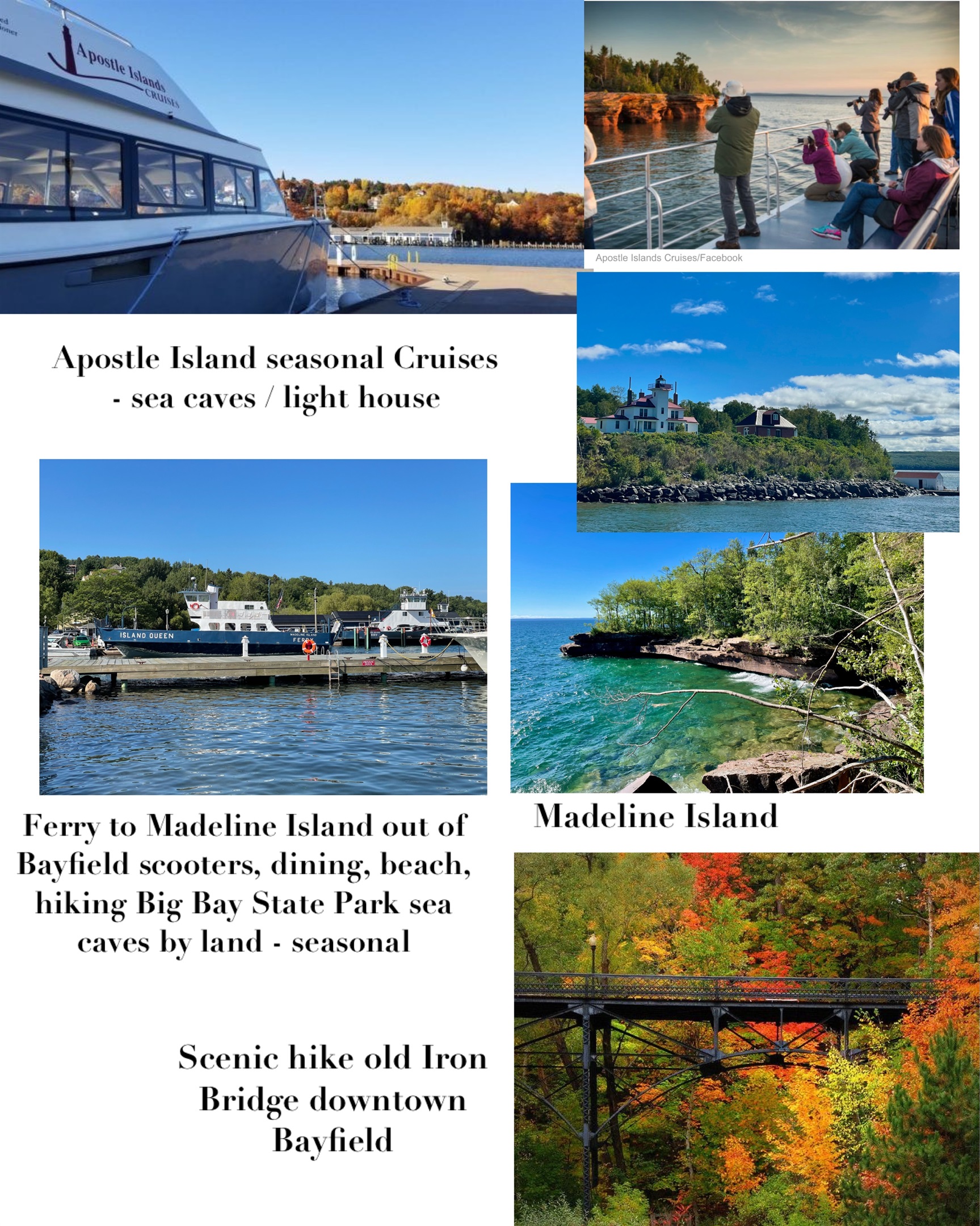 Book a cruise (seasonal) see the historic lighthouses or sea caves 