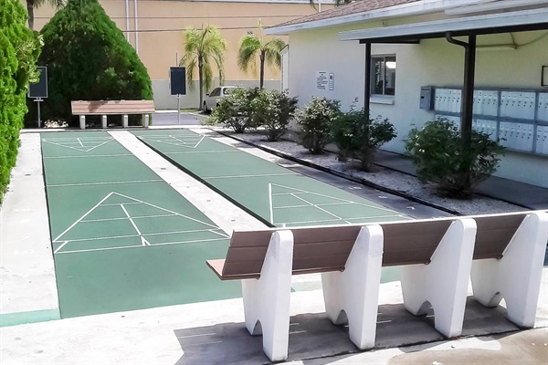 Florida wouldn't be Florida without a shuffleboard court.