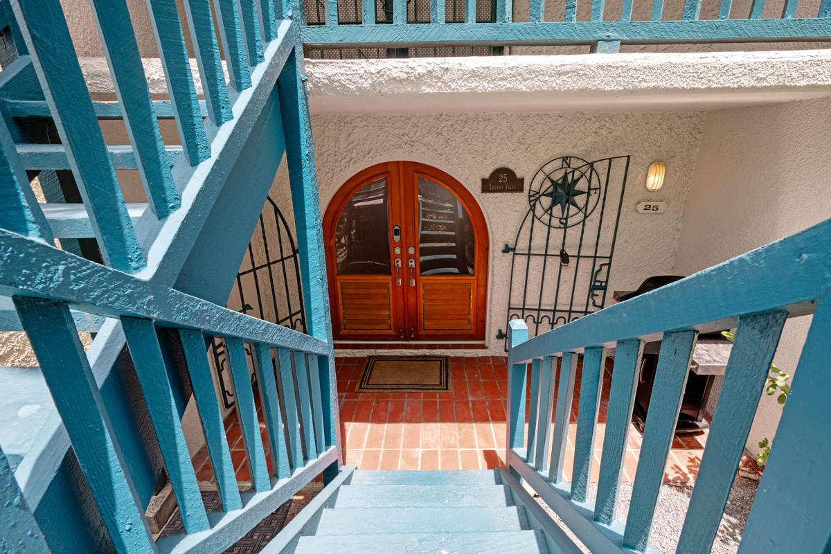 A welcoming path leads you to your private island retreat.