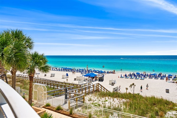 Aqua's gated beach access