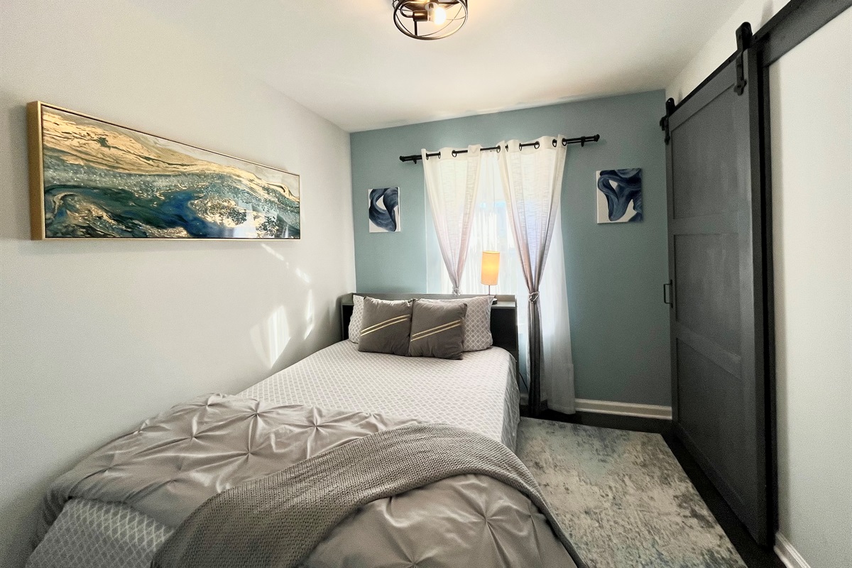 Beautiful bedroom with trundle bed