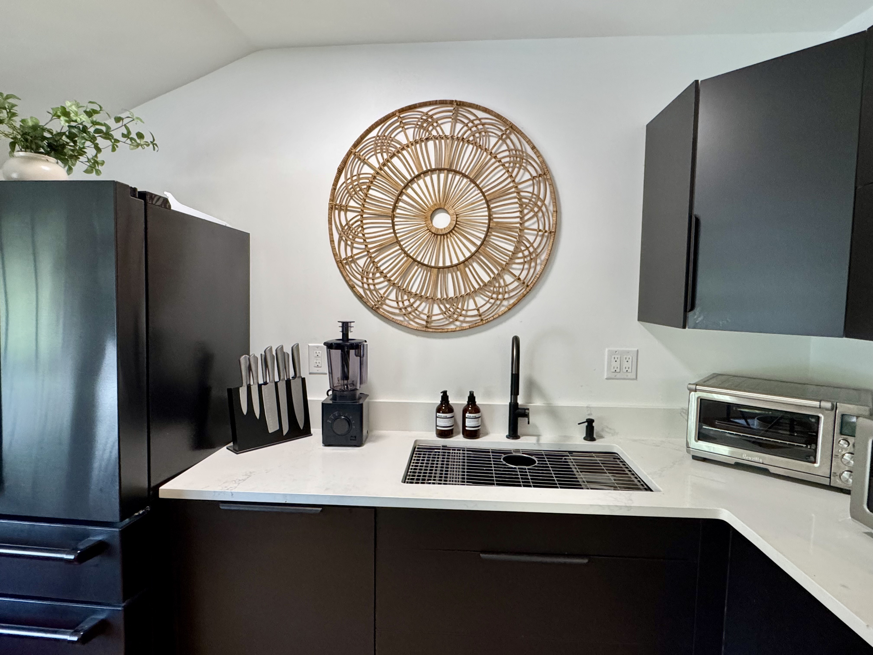 Gourmet kitchen designed for gathering, cooking, and entertaining