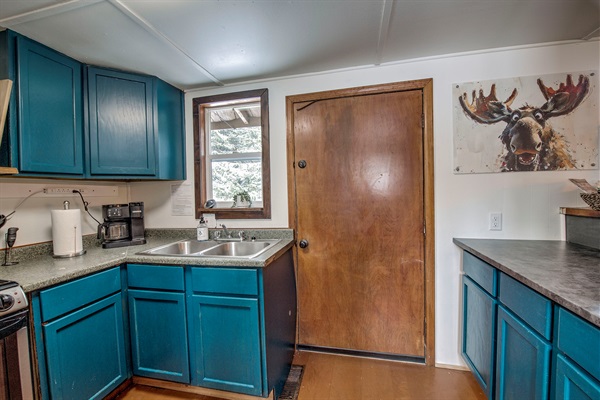 Cook with ease in your bright kitchen—fully equipped with everything you need to create meals, sip coffee, and make the space feel like yours.