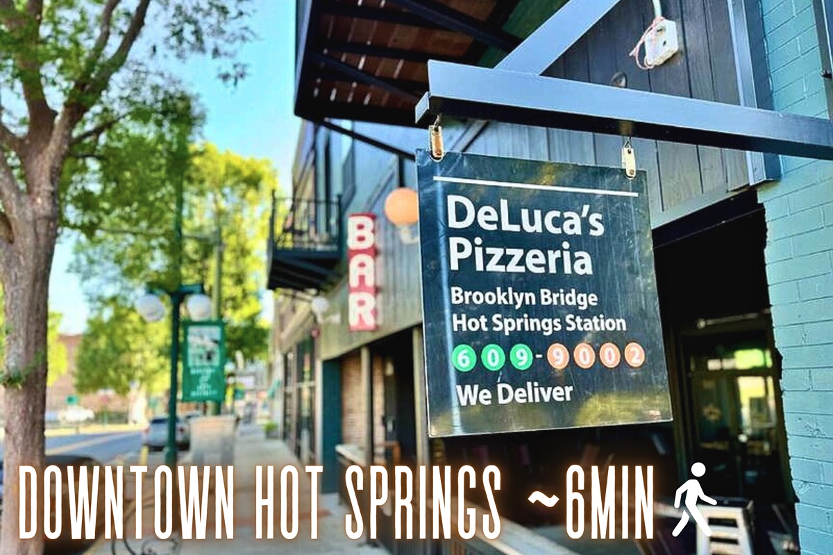 Explore the lively streets of downtown Hot Springs, packed with unique shops, tasty eats, and local flair.