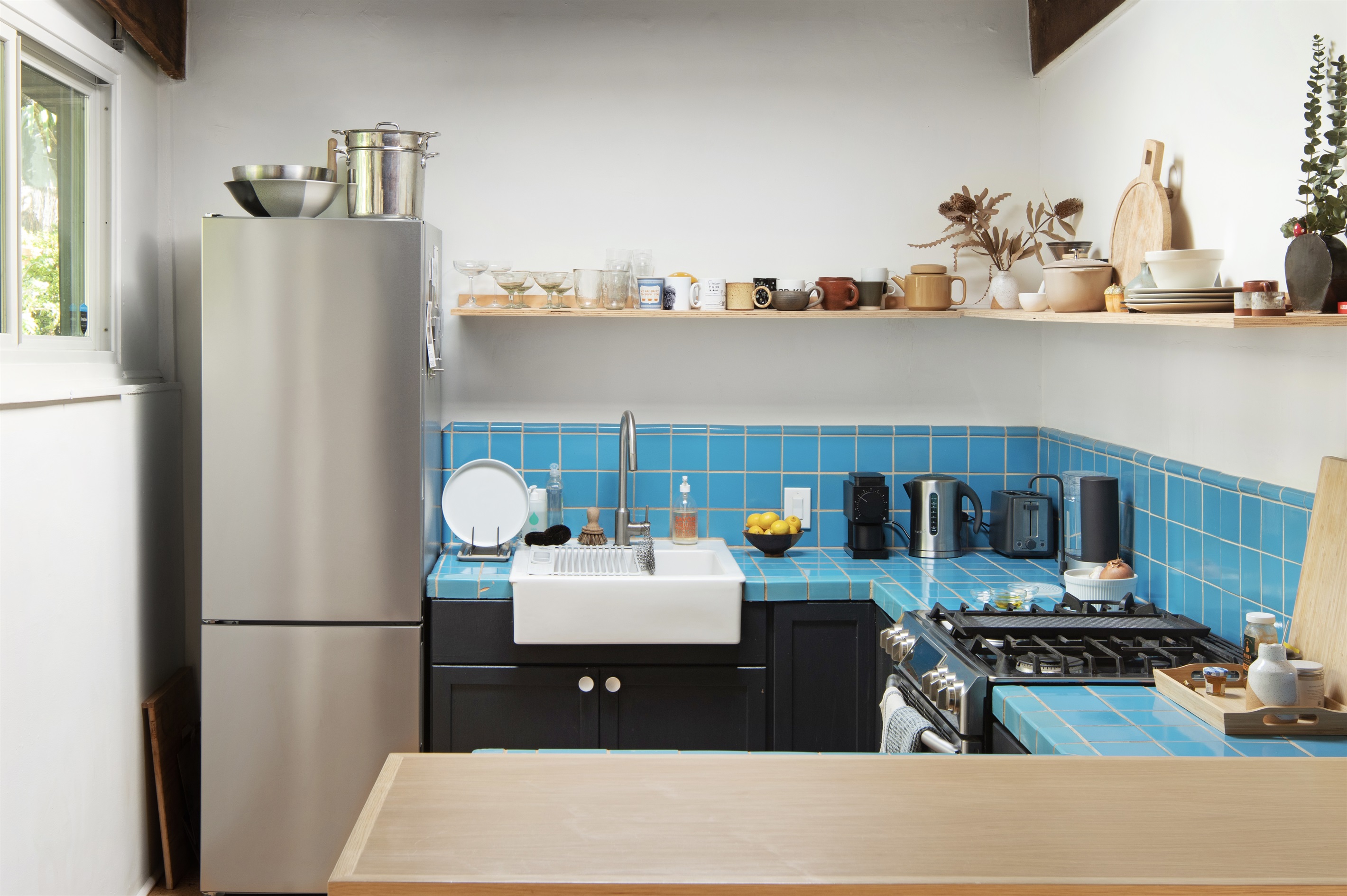 "Culinary Comfort: Rehabbed Kitchen with a Nostalgic Touch"