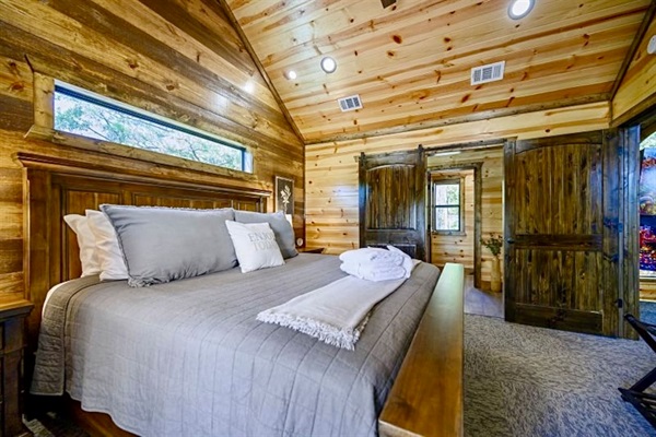 Soft linens, natural textures, and peaceful views create a five-star sleeping experience