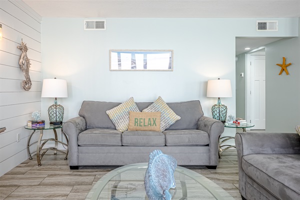 Living area couch (sleeper)