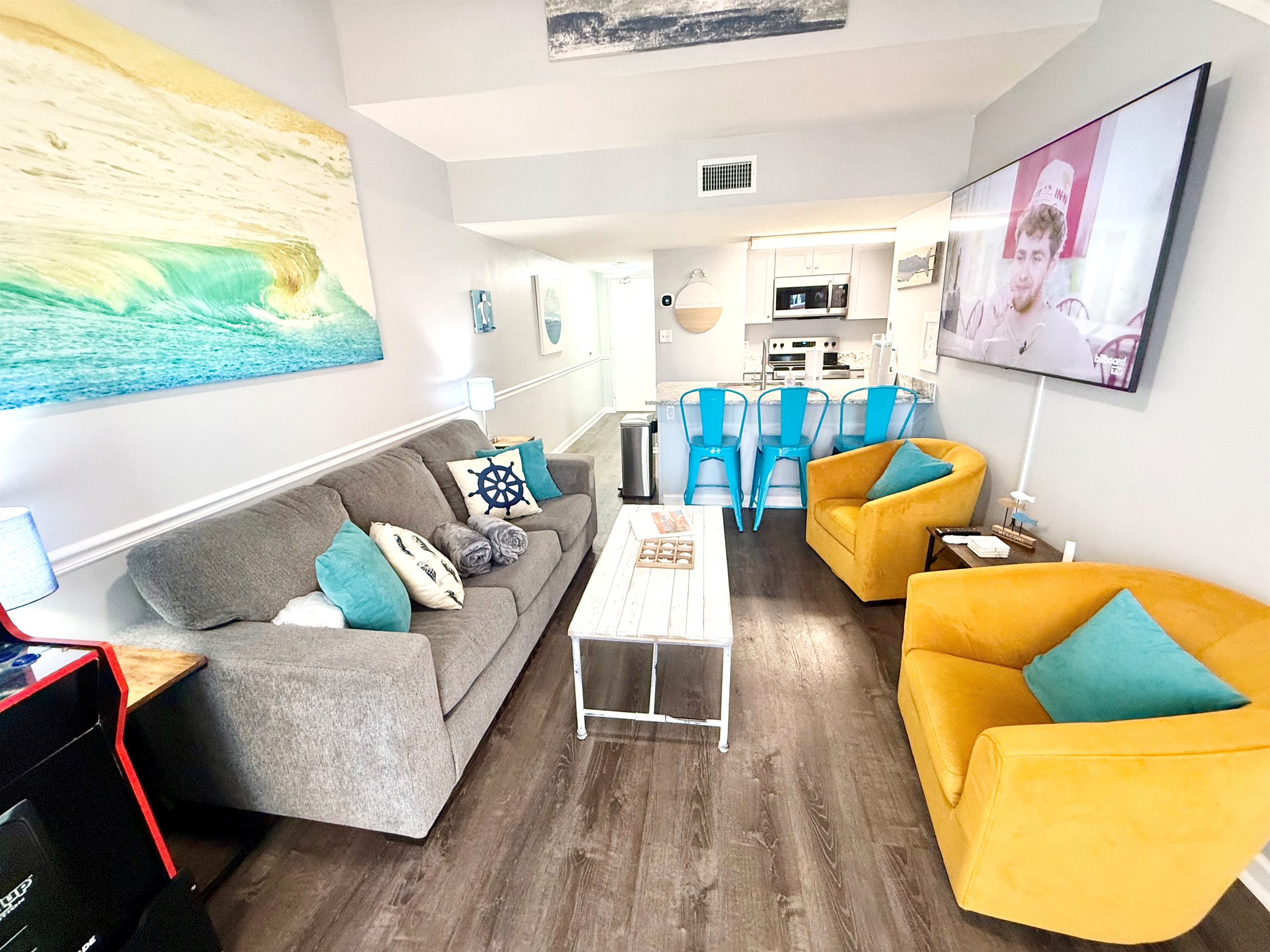 Living Room and Kitchen