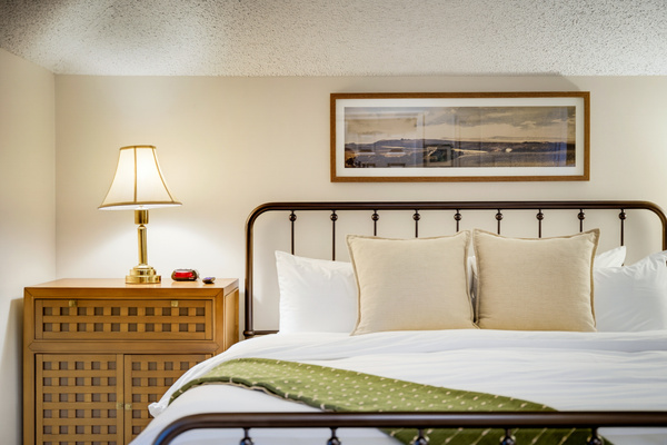 Both bedrooms feature king beds with luxurious bedding for the same elevated sleep experience throughout The Haven.