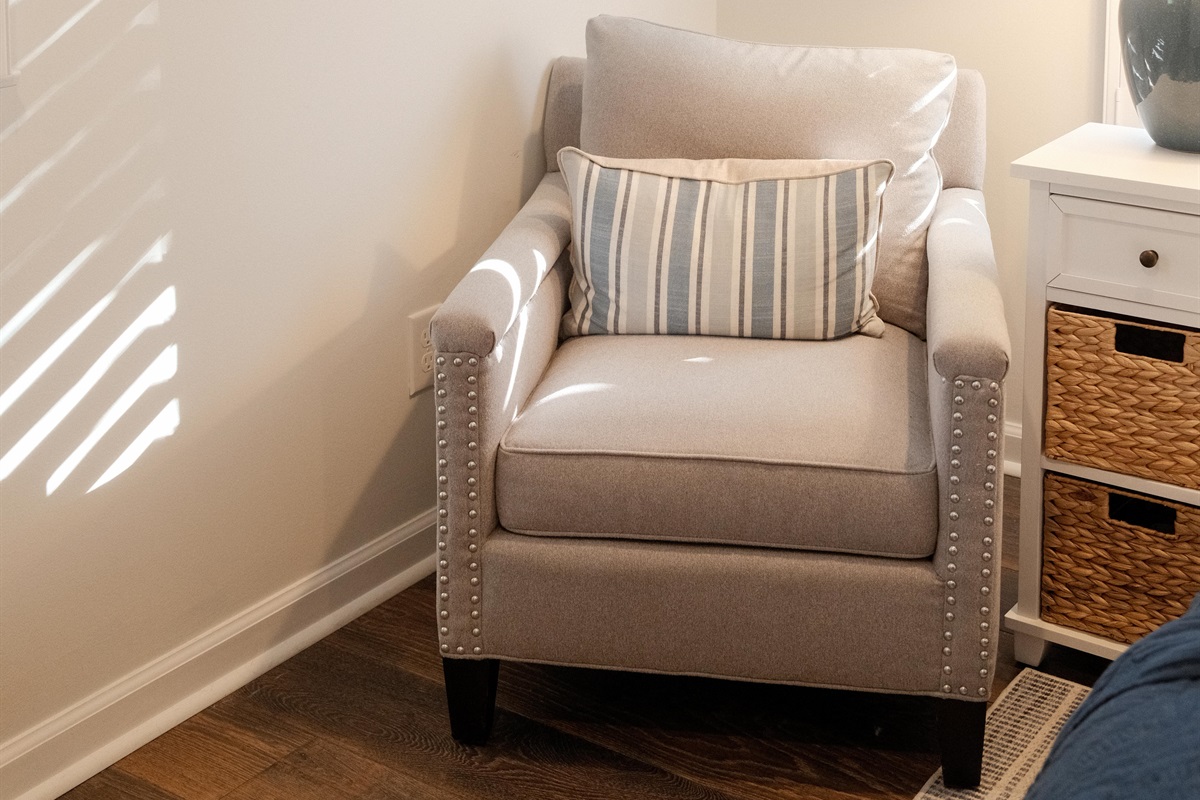 Reading Nook in Primary Bedroom