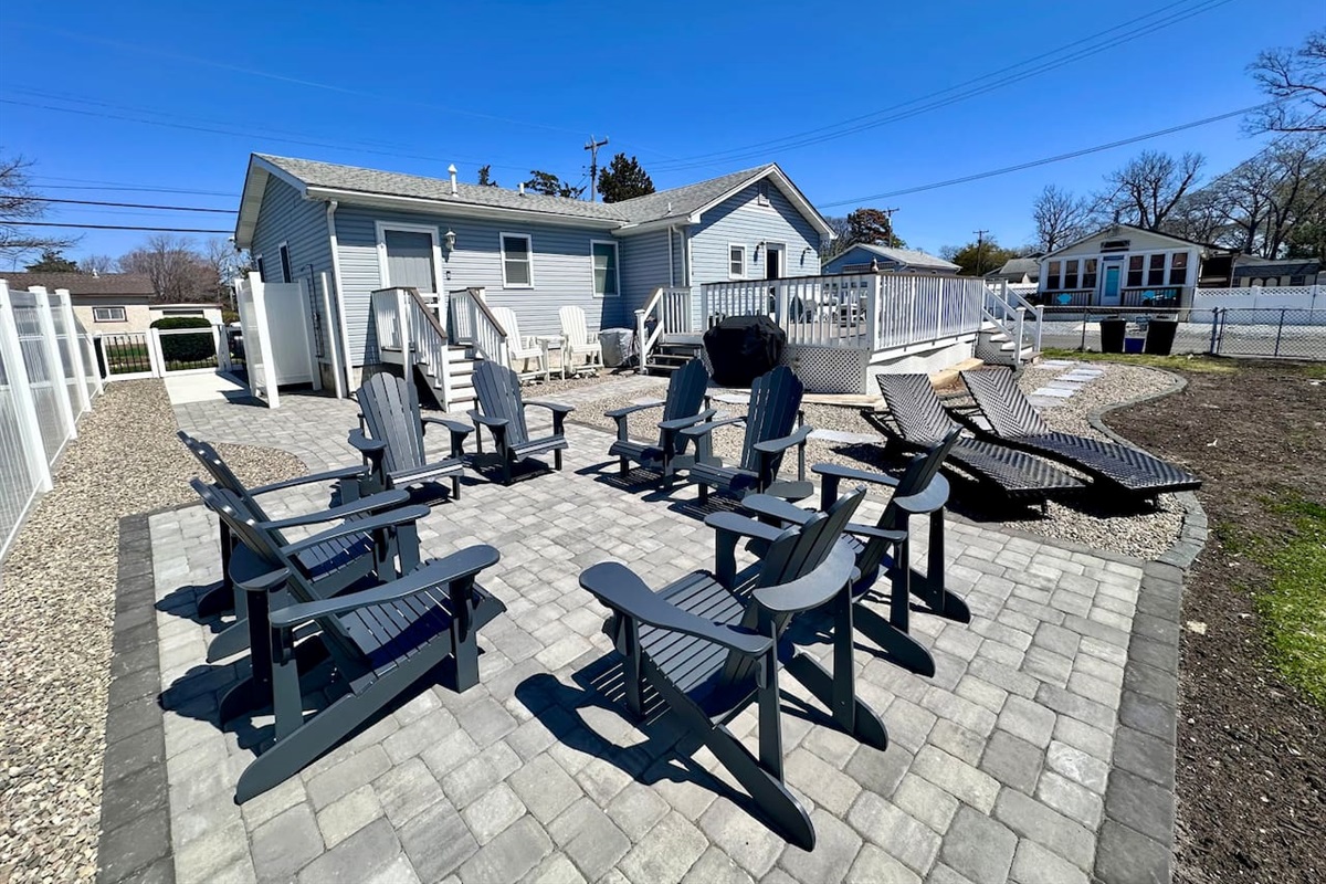 Backyard patio