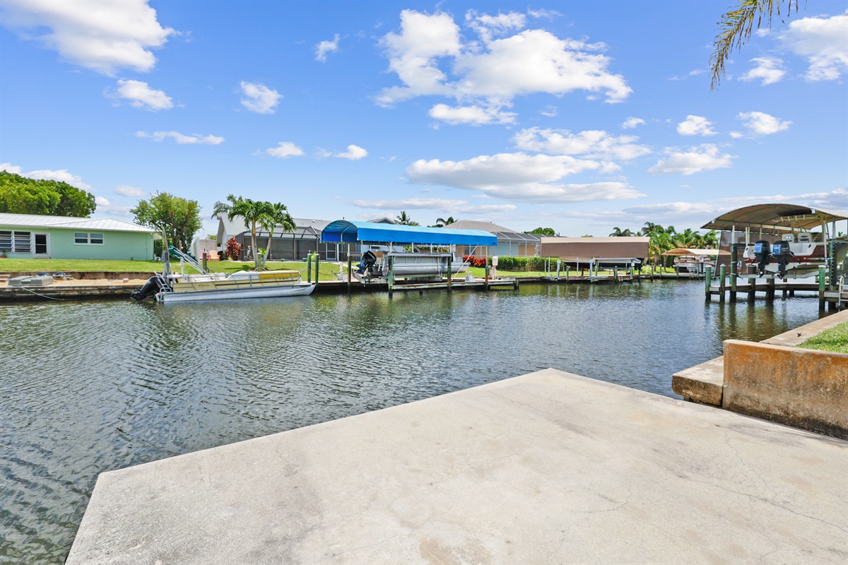 Direct canal access for water adventures